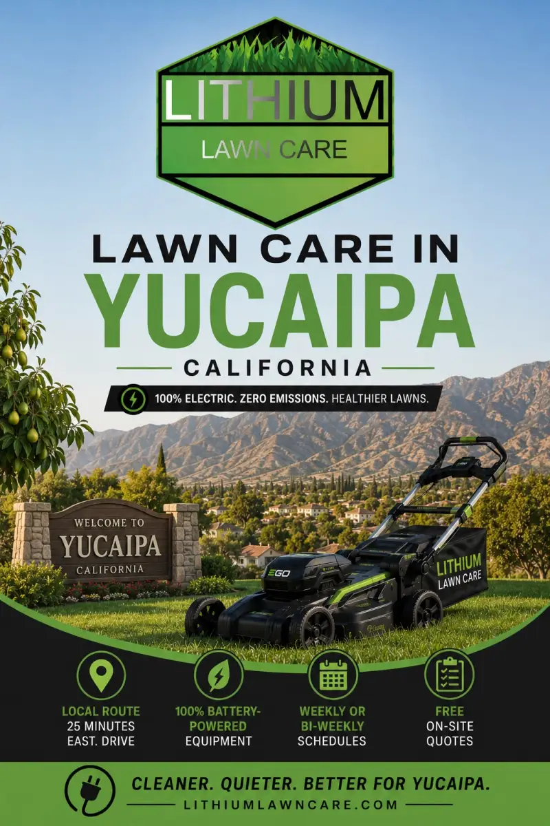 Why Yucaipa homeowners choose Lithium.