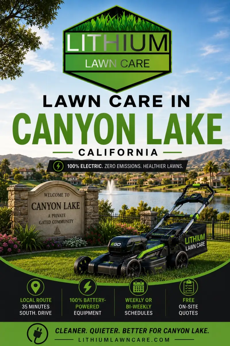 Why Canyon Lake homeowners choose Lithium.